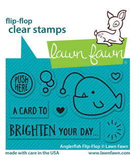 Anglerfish Flip Flop - Lawn Fawn Clear Stamp