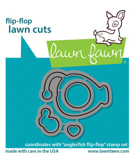 Anglerfish Flip Flop - Lawn Fawn Die