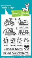 Car Critters Road Trip Add-On - Lawn Fawn Clear Stamp