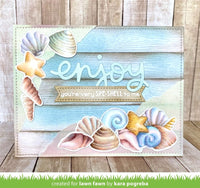 How You Bean? Seashell Add-On - Lawn Fawn Clear Stamp