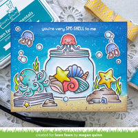 How You Bean? Seashell Add-On - Lawn Fawn Clear Stamp