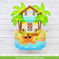 Build-A-House Beach Add-On - Lawn Fawn Die