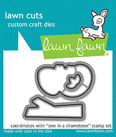 One in a Chameleon Flip-Flop Dies - Lawn Fawn Craft Die