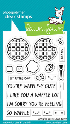 A Waffle Lot - Lawn Fawn Stamp