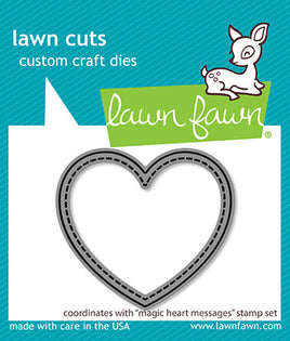 Magic Heart Messages - Lawn Fawn Die