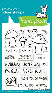 To My Fungi - Lawn Fawn Clear Stamp