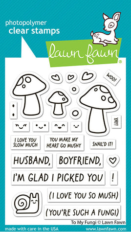 To My Fungi - Lawn Fawn Clear Stamp