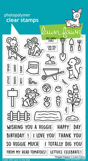 Veggie Happy - Clear Stamp