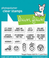Veggie Happy Add-On - Clear Stamp
