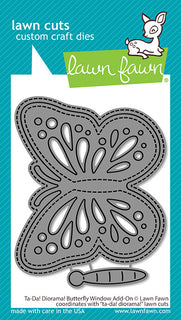 Ta-Da! Diorama! Butterfly Window Add-On - Die