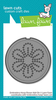 Embroidery Hoop Flower Add-On - Die