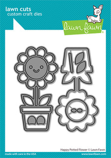 Happy Potted Flower - Die