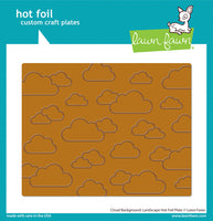 Cloud Background: Landscape Hot Foil Plate - Hot Foil Plate