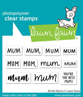 All the Mums - Lawn Fawn Clear Stamp