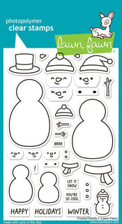 Frosty Family - Clear Stamp