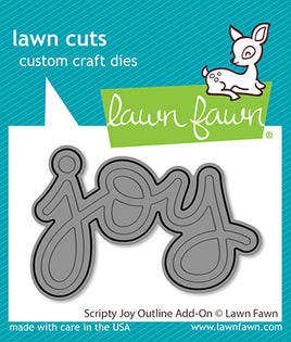 Scripty Joy Outline Add-On - Cutting Die