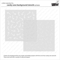 Candy Cane Background - Stencils