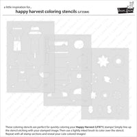 Happy Harvest - Colouring Stencil