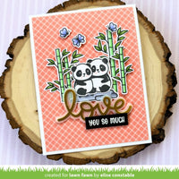 I Heart Pandas - Clear Stamp