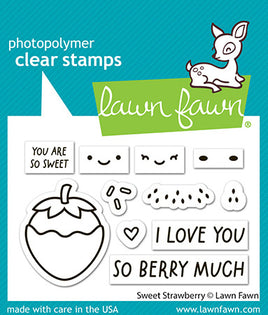 Sweet Strawberry - Clear Stamp