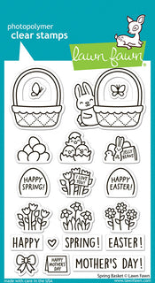 Spring Basket - Clear Stamp