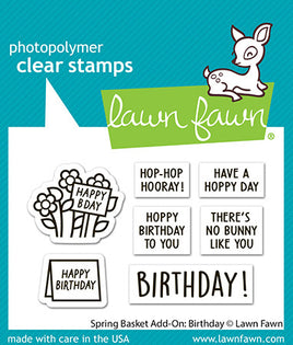 Spring Basket Add-On: Birthday - Clear Stamp