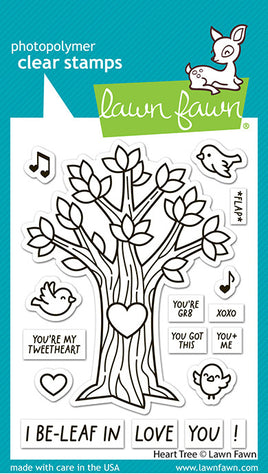 Heart Tree - Clear Stamp