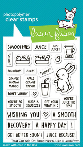 Treat Cart Add-On: Smoothies 'n Juice - Clear Stamp