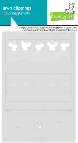 Simply Celebrate Graduation - Coloring Stencils