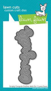 Scripty Congrats Outline Add-On - Die