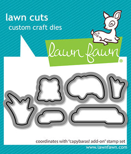 Capybaras! Add-On - Lawn Cuts Custom Craft Die
