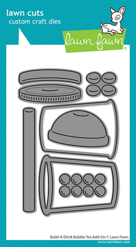 Build-a-Drink Bubble Tea Add-On - Lawn Cuts Custom Craft Die