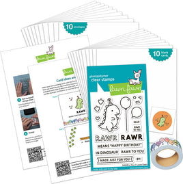 Rawr To You - Kids Mini Cardmaking Kit