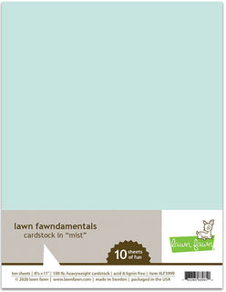 Mist - 8.5X11 Cardstock