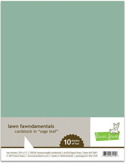 Sage Leaf - 8.5X11 Cardstock