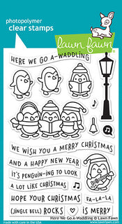 Here We Go A-Waddling - Lawn Fawn Clear Stamps