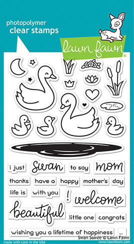 Swan Soiree - Lawn Fawn Clear Stamps