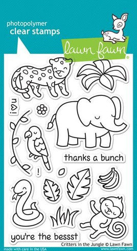 Critters in the Jungle - Lawn Fawn Stamp
