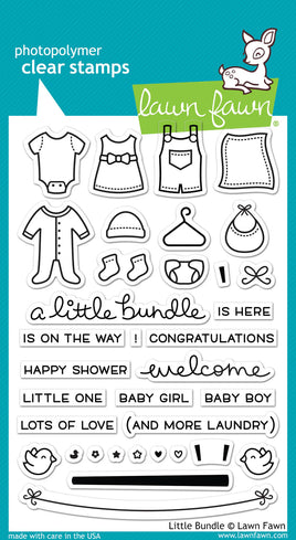 Little Bundle - Lawn Fawn Clear Stamps 4"X6"
