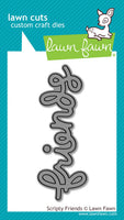 Scripty Friends - Lawn Cuts Custom Craft Die