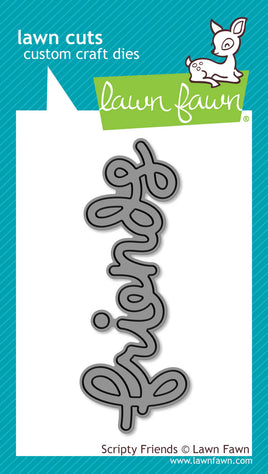 Scripty Friends - Lawn Cuts Custom Craft Die