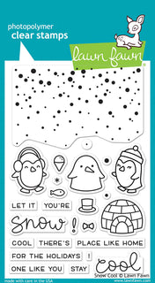 Snow Cool - Lawn Fawn Clear Stamp
