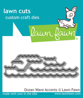 Ocean Wave Accents - Lawn Cuts Custom Craft Die