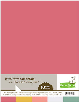 Schoolyard - Lawn Fawn 8.5" X 11" Cardstock