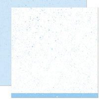 Robin's egg - 12X12 Patterned Paper, Spiffy Speckles