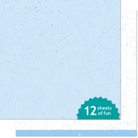 Robin's egg - 12X12 Patterned Paper, Spiffy Speckles