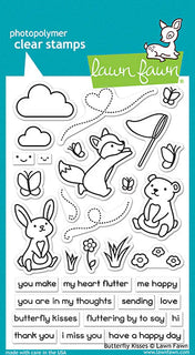 Butterfly Kisses - Lawn Fawn Clear Stamps