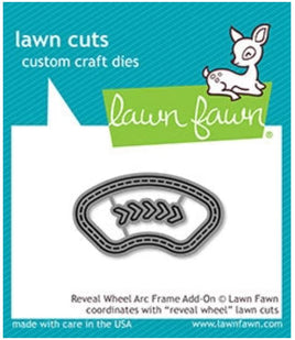 Reveal Wheel Arc Frame Add-On - Lawn Fawn Die Cut