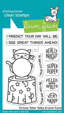 Fortune Teller Tabby - Clear Stamp