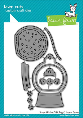 Snow Globe Gift Tags - Lawn Fawn Craft Die